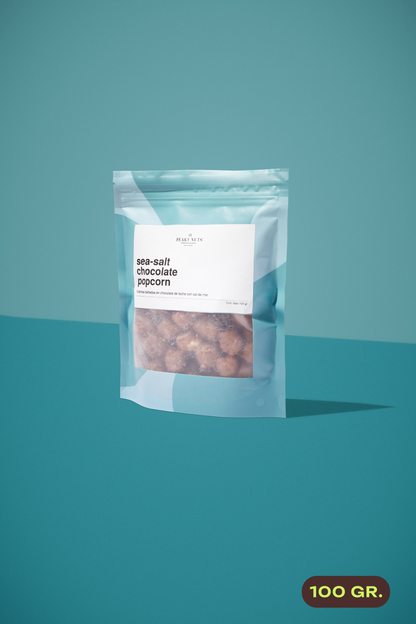 SEA SALT CHOCOLATE POPCORN
