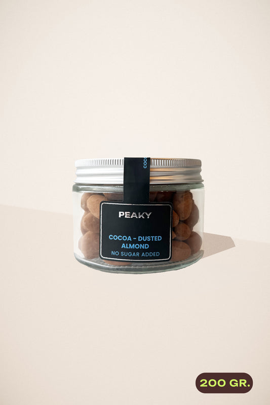 COCOA DUSTED ALMOND NO SUGAR ADDED